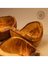 Müslischale aus Olivenholz mit Naturrand | rustikal | naturbelassen
