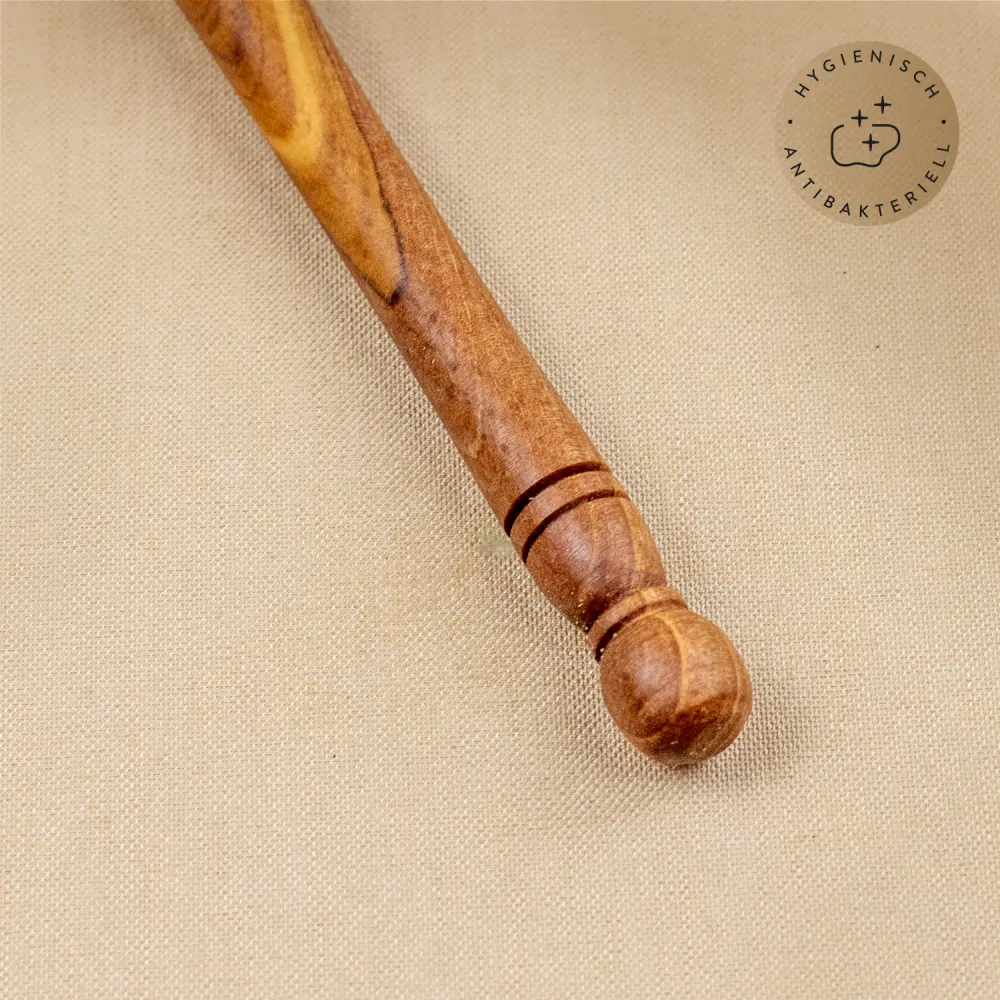 Olivenpicker aus Olivenholz – naturbelassen & handgemacht