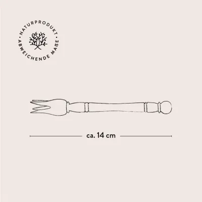 Olivenpicker aus Olivenholz – naturbelassen & handgemacht