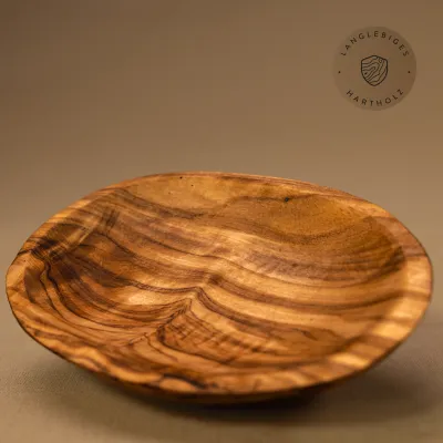 Olivenholz Schälchen oval mit glattem Rand | zeitlos & handgemacht