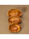 Olivenholz Schälchen oval mit glattem Rand | zeitlos & handgemacht