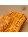 Olivenholzbrett in Naturform | mit Griff | naturbelassen