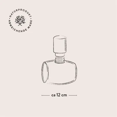 Nussknacker Olivenholz mit Schraubgewinde | Rund & handgefertigt