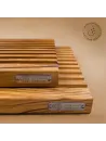 Brotschneidebrett mit Rillen aus Olivenholz | massiv & handgefertigt