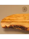 4er Set Brotzeitbrett aus Olivenholz | Naturschnitt | in 10 Größen erhältlich