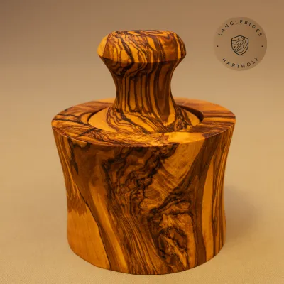 Mörser mit Stößel in moderner Form | handgefertigte Unikate in 10 & 12 cm