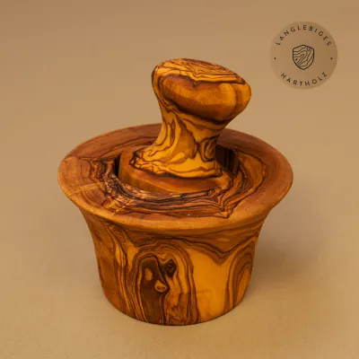 Mörser mit Stößel in moderner Form | handgefertigte Unikate in 10 & 12 cm