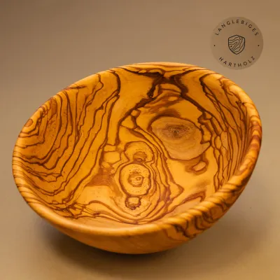 Salatschale aus Olivenholz | handgefertigt & einzigartig