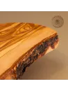4er Set Brotzeitbrett aus Olivenholz | Naturschnitt | in 10 Größen erhältlich