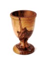Eierbecher aus Olivenholz – schlicht, naturbelassen & handgemacht