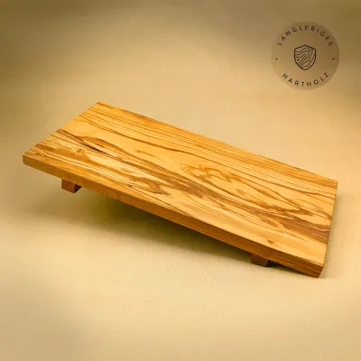 3er-Set Sushi Bretter Olivenholz | fernöstlicher Genuss | aus Handarbeit