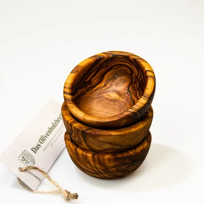 3er Set Olivenholz Müslischalen | verschiedene Varianten