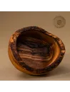 Müslischale aus Olivenholz mit Naturrand | rustikal | naturbelassen