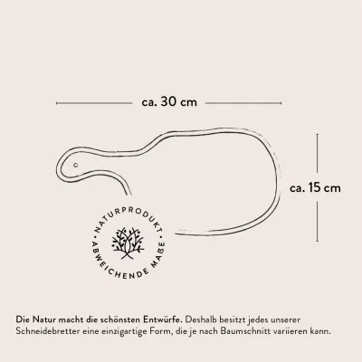 3er-Set Olivenholzbretter mit Griff | Handarbeit vom Alpenrand