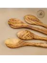 4er-Set Löffel aus Olivenholz | 20 - 35 cm | vielseitig für Tisch & Küche