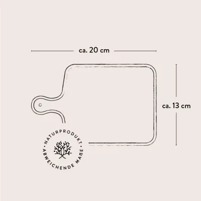 2er-Set Servierbretter Olivenholz mit Griff | zeitlose Klassiker