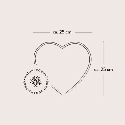 2er-Set Herzbrett Olivenholz | Zweisamkeit genießen | aus Handarbeit