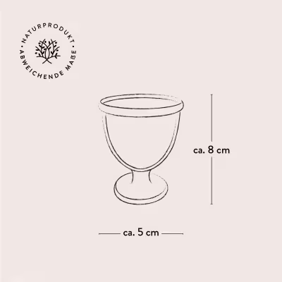 Eierbecher aus Olivenholz – schlicht, naturbelassen & handgemacht