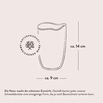 Olivenholz Kochlöffelhalter Naturschnitt – inkl. 5 Küchenhelfer | rustikal