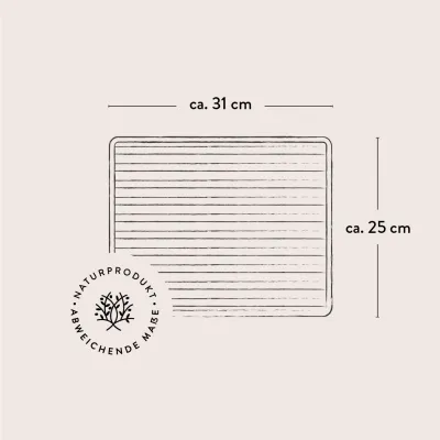 2er Set Brotschneidebrett mit Krümelrost aus Olivenholz | Handgemacht