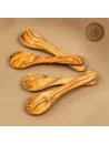 Zuckerlöffel aus Olivenholz – 12 cm | naturbelassen & handgefertigt