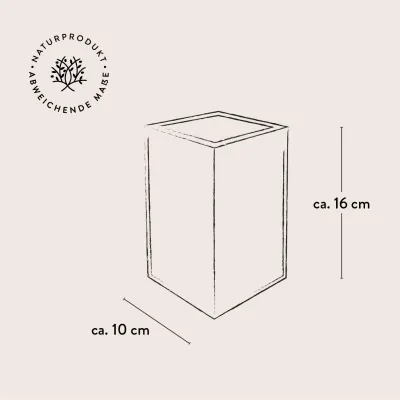 Kochlöffelhalter aus Olivenholz | Eckige Form | Handgefertigt & langlebig