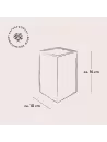 Kochlöffelhalter aus Olivenholz | Eckige Form | Handgefertigt & langlebig