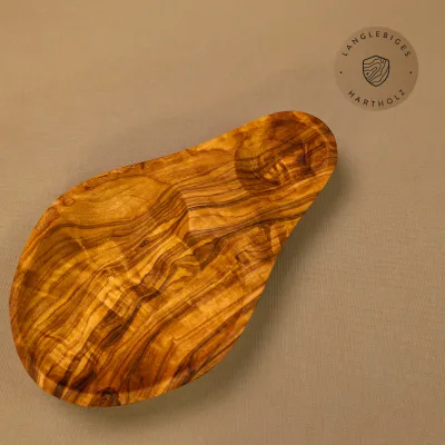 Olivenschale aus Olivenholz | handgefertigt | naturbelassen