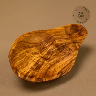 Olivenschale aus Olivenholz | handgefertigt | naturbelassen