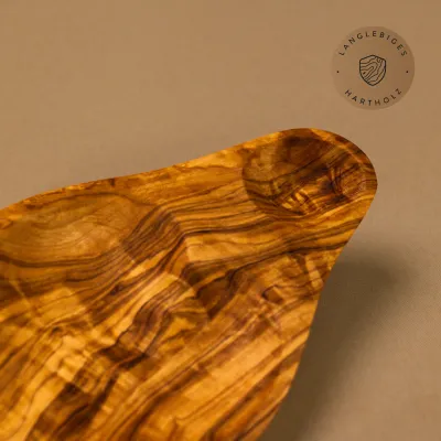 Olivenschale aus Olivenholz | handgefertigt | naturbelassen