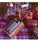 Parmesan grater with olivewood box