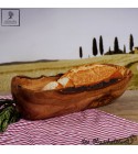 Baguette bowl made of olive wood